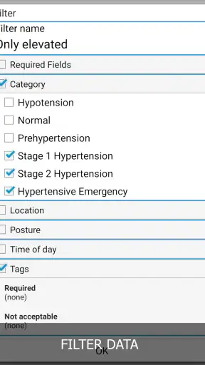 Blood Pressure Log - MyDiary