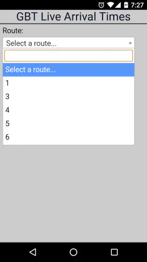 Bridgeport GBT Bus Tracker