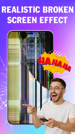 Broken Screen: Magic Wallpaper