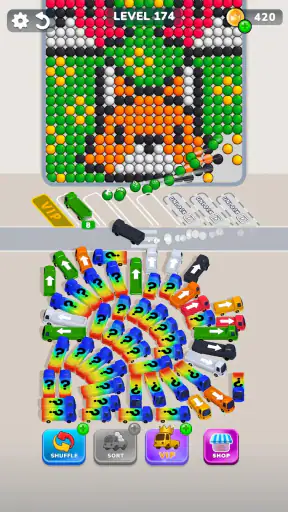 Bubble Bus: Parking Jam Puzzle