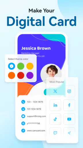 CamCard AI Scanner, Transcribe