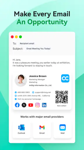 CamCard AI Scanner, Transcribe