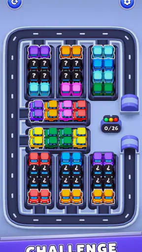 Car Sort: Color Puzzle