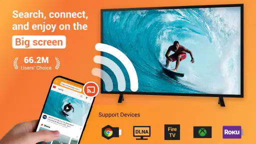 Cast to TV, Chromecast & Roku