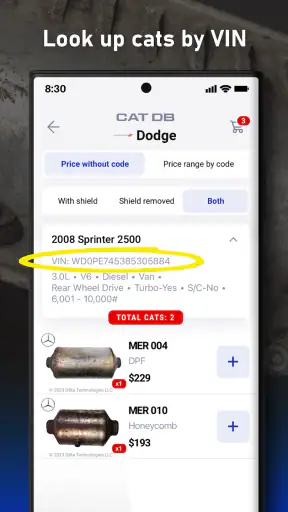 Cat DB - Catalytic Converters