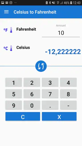 Celsius to Fahrenheit Convert