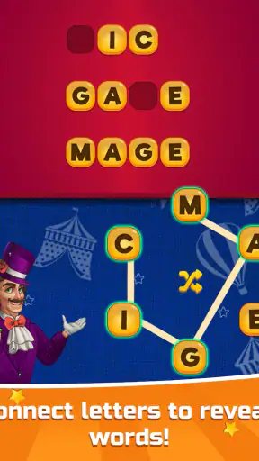 Circus Words: Magic Puzzle