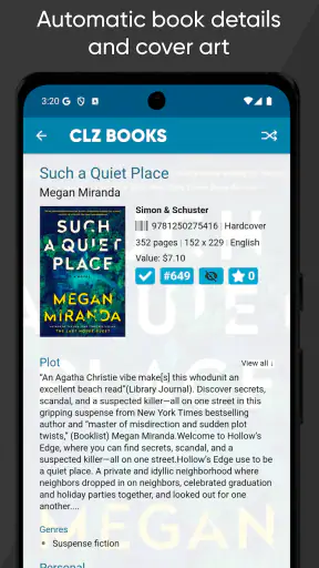 CLZ Books - library organizer