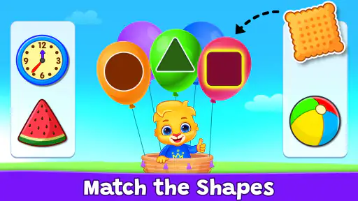 Colors & Shapes: Coloring game