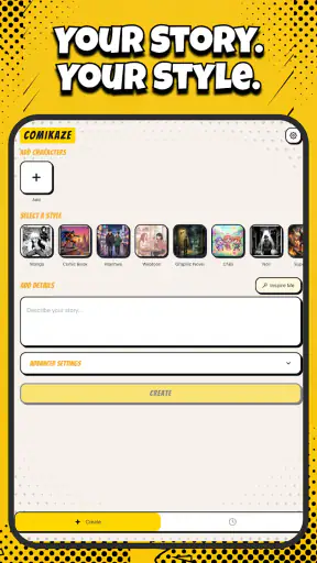 Comikaze - Create Comics Manga