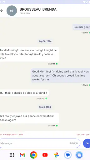 CorrLinks Text Chat