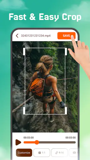 Crop, Trim Video Editor