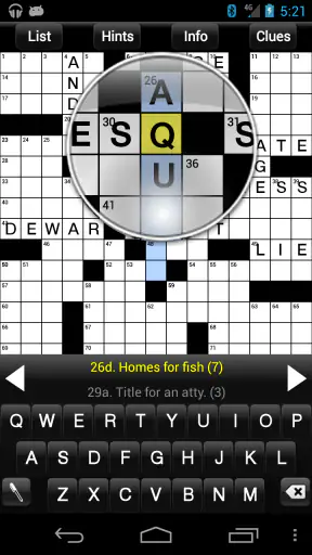 Crosswords