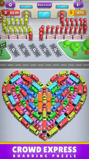 Crowd Express: Boarding Puzzle