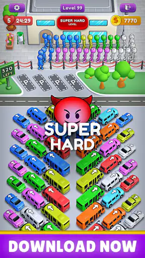 Crowd Express: Boarding Puzzle
