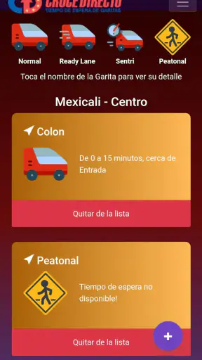 Cruce Directo Garitas