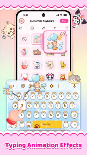 Cute Keyboard: Sound & Emoji