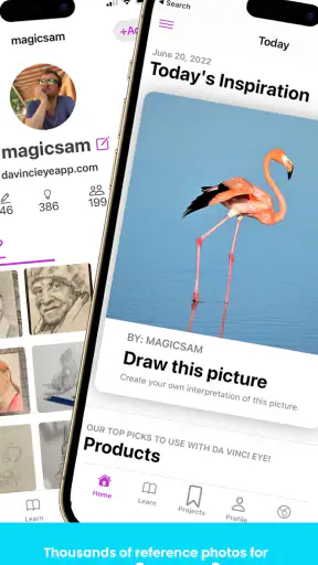 Da Vinci Eye: AR Art Projector