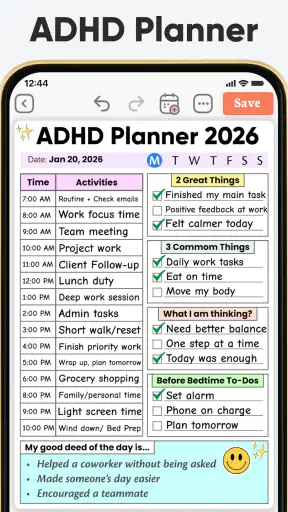 Daily Planner, To Do List