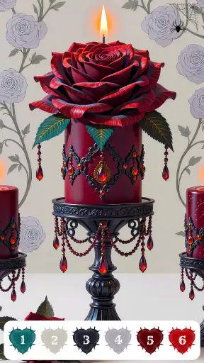 Dark Aesthetic Color by Number
