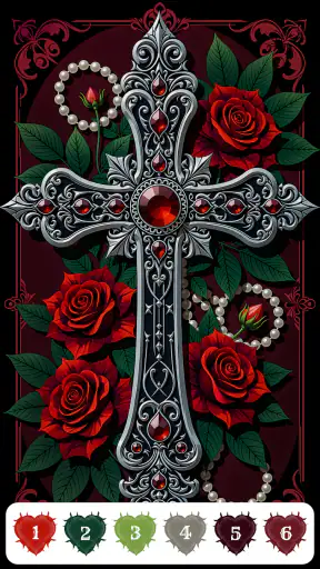 Dark Aesthetic Color by Number