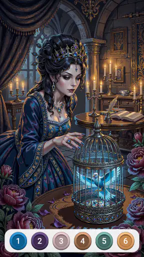 Dark Fairytale Color by Number
