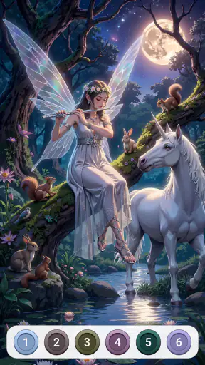 Dark Fairytale Color by Number
