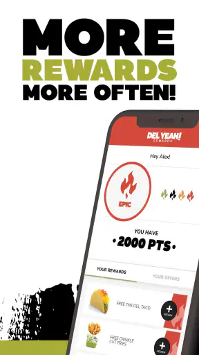 Del Taco - Del Yeah! Rewards
