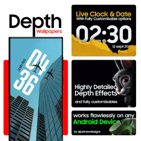 Depth Wallpapers & Live Clock