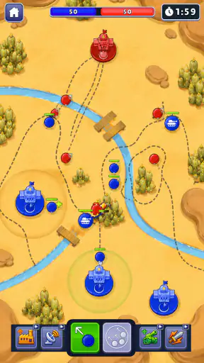 Dots Commander: RTS War