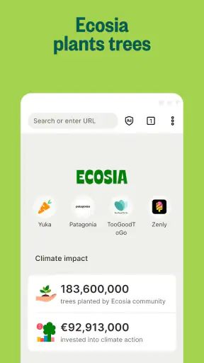 Ecosia: Search to plant trees