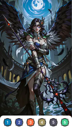Epic Fantasy Color by Numbers