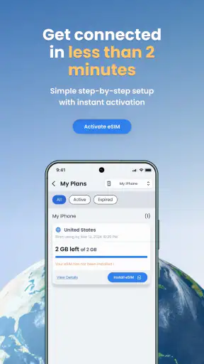 eSIM + Travel Data : GigSky