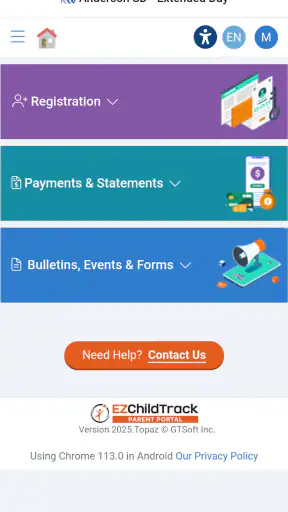 EZChildTrack Parent Portal