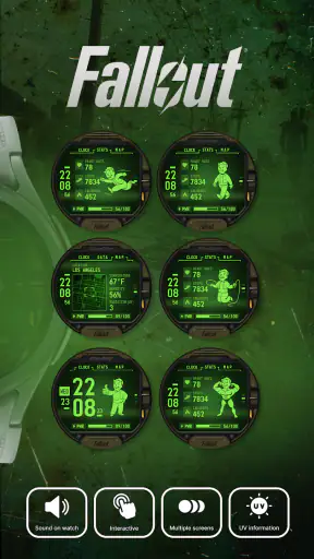 Fallout Pip-Boy Watch Face