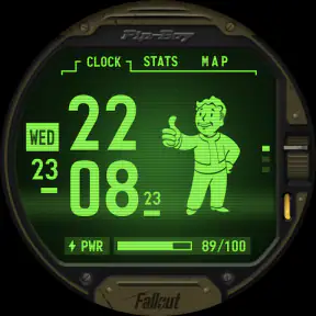 Fallout Pip-Boy Watch Face