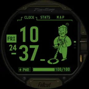 Fallout Pip-Boy Watch Face