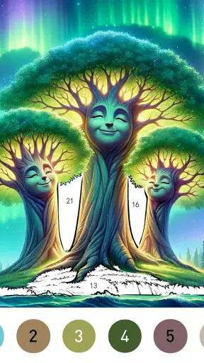 Fantasy Color By Number Game