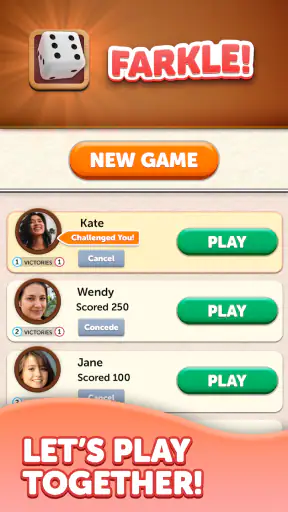 Farkle Dice Roll