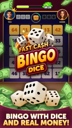 Fast Cash Bingo Dice