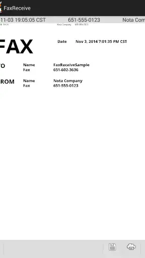 FaxReceive - receive fax phone
