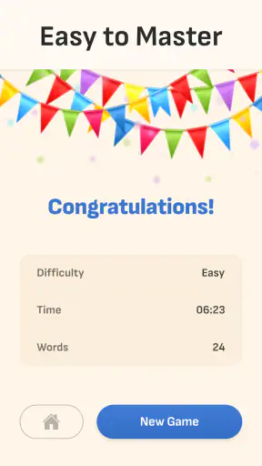 Fill-in Word: Crossword Puzzle
