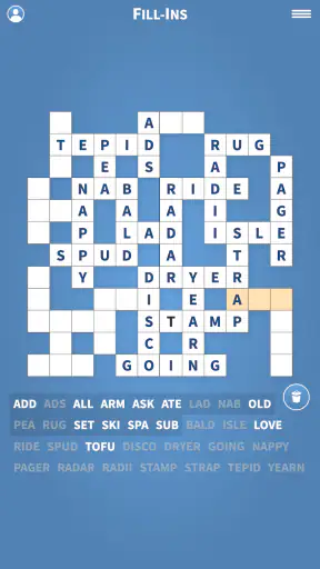 Fill-Ins · Word Fit Puzzles