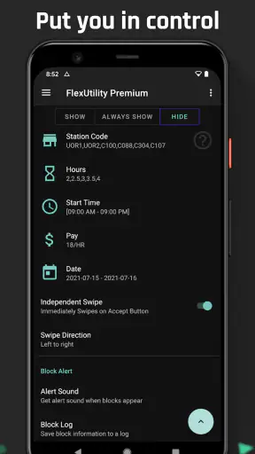 Flex Utility Premium