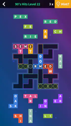 Flow Fit - Word Puzzle