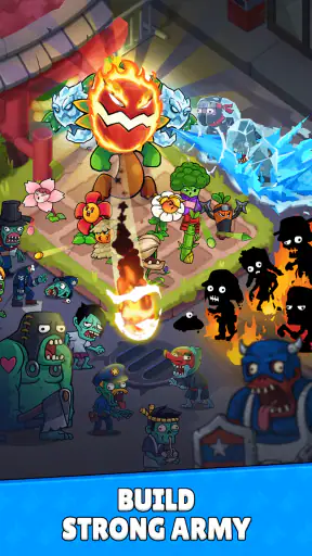 Flower vs zombie: City Defense