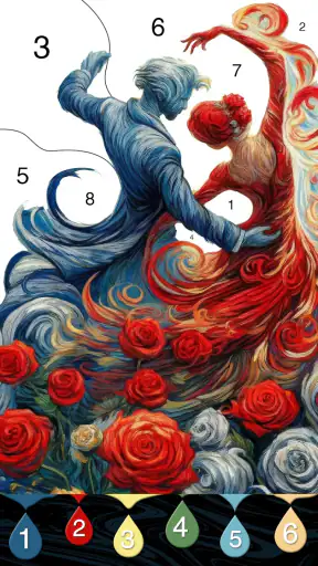 Blossom Color By Number