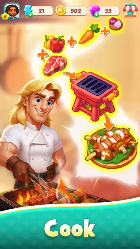 Foodstars: Merge & Cook