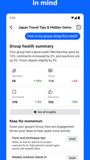 Forum, a Facebook app