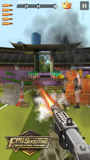 FPS Shooting: 3D Sniper Range